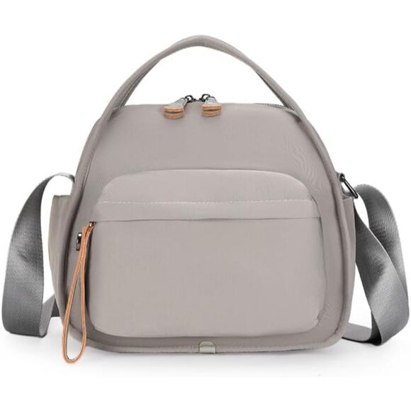 Nylon Crossbody Bag Womens Lightweight Large Capacity Zipper Pocket - Picture 1 of 2